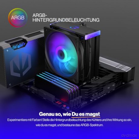 Chłodzenie procesora Fera 5 Black ARGB EY3A012