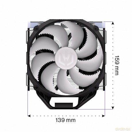 Chłodzenie procesora Fortis 5 Black ARGB EY3A014