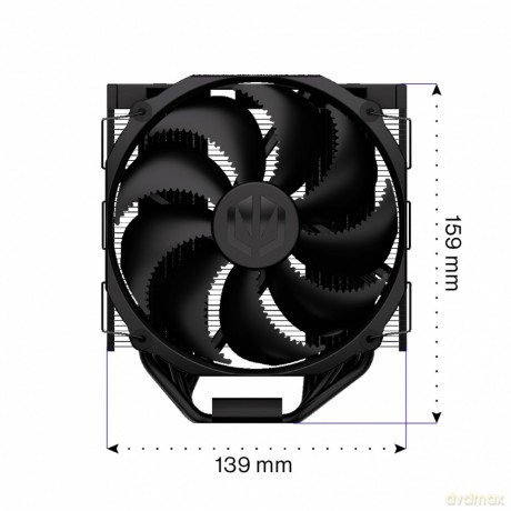 Chłodzenie procesora Fortis 5 Black EY3A013