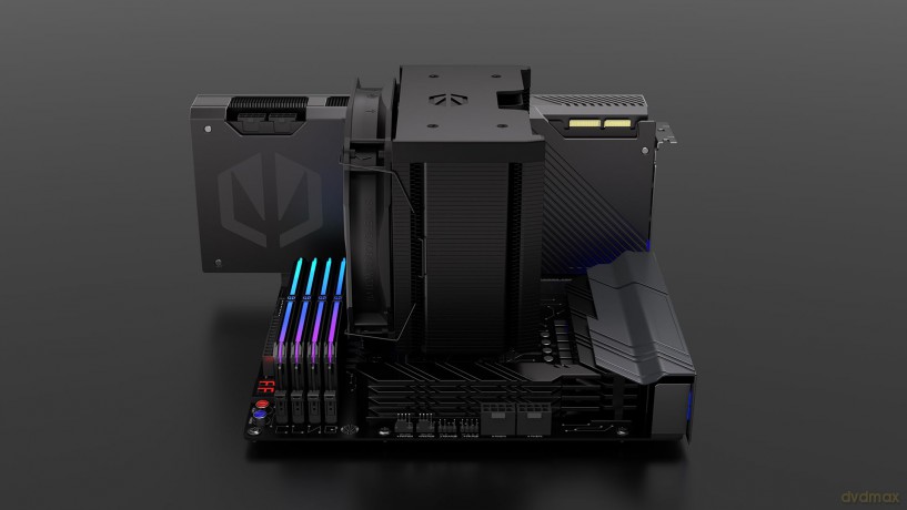 Chłodzenie procesora Fortis 5 Black EY3A013