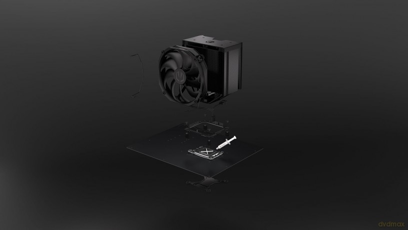 Chłodzenie procesora Fortis 5 Black EY3A013