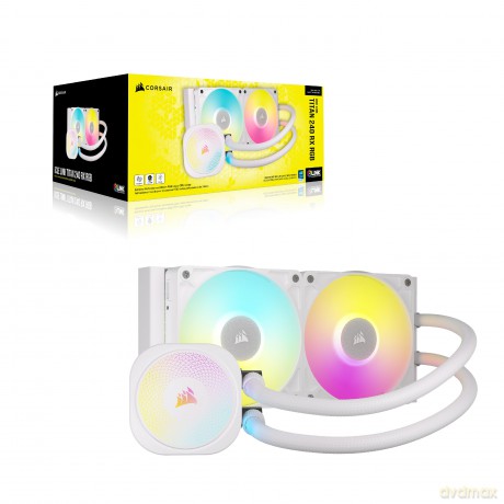 Chłodzenie procesora iCUE LINK TITAN 240 RX RGB AIO 240mm white