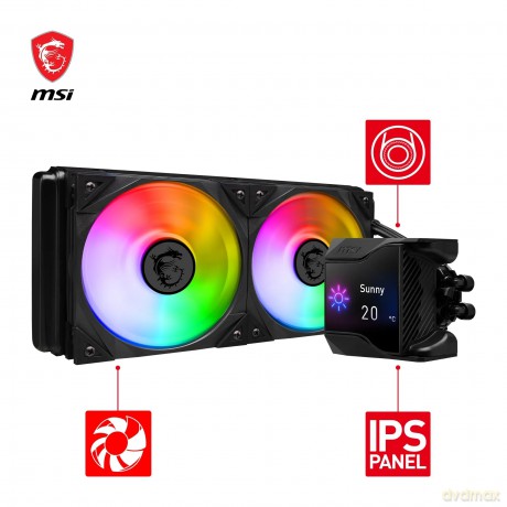 Chłodzenie procesora MAG Core Liquid D240 240mm ARGB CPU Cooler