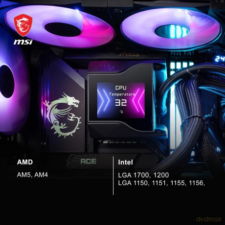 Chłodzenie procesora MAG Core Liquid D240 240mm ARGB CPU Cooler