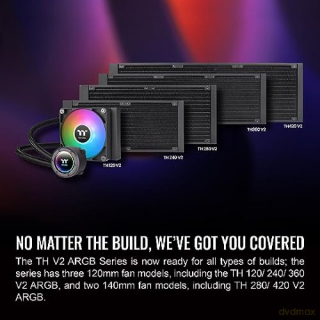Chłodzenie wodne - TH120 V2 ARGB (120mm) miedziany blok CPU