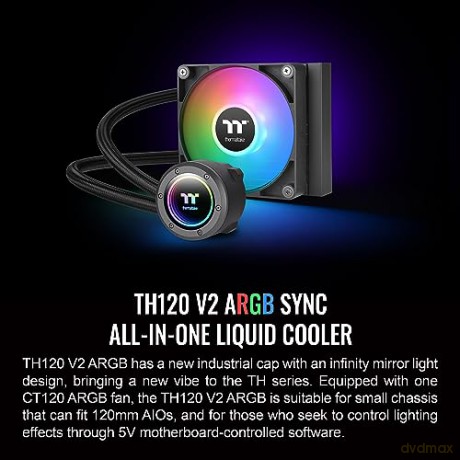 Chłodzenie wodne - TH120 V2 ARGB (120mm) miedziany blok CPU