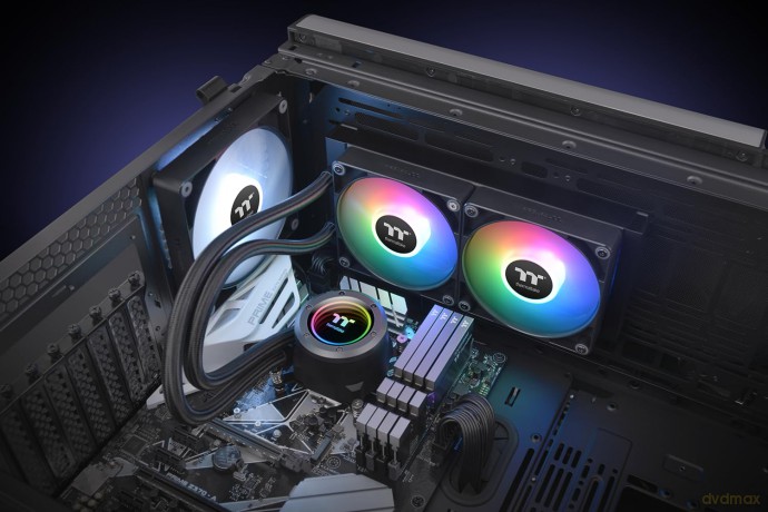 Chłodzenie wodne - TH240 V2 ARGB (2x120mm) miedziany blok CPU