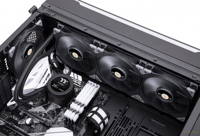 Chłodzenie wodne - Toughliquid Ultra 420 - 2.1" LCD, ToughFan 140*3