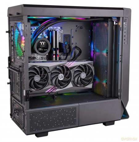 Chłodzenie wodne - Toughliquid Ultra 420 RGB - 2.1" LCD, ToughFan RGB 140mm*3