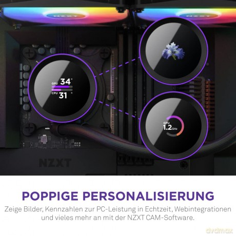Chłodzenie wodne Kraken 280 RGB LCD