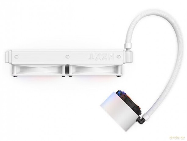 Chłodzenie wodne Kraken Elite 240 RGB LCD Białe