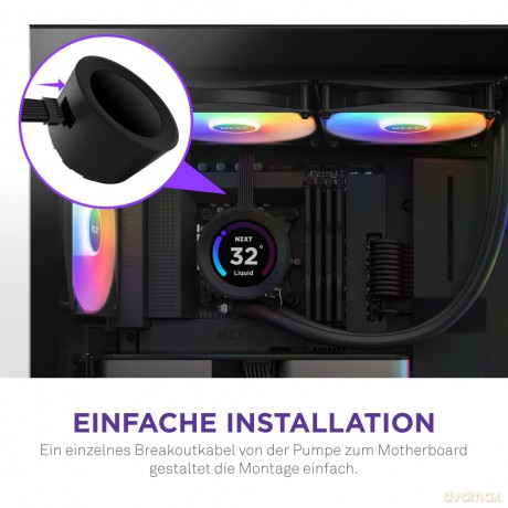 Chłodzenie wodne Kraken Elite 280 RGB LCD