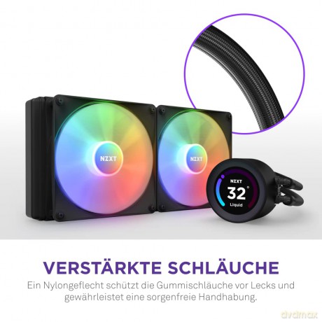 Chłodzenie wodne Kraken Elite 280 RGB LCD