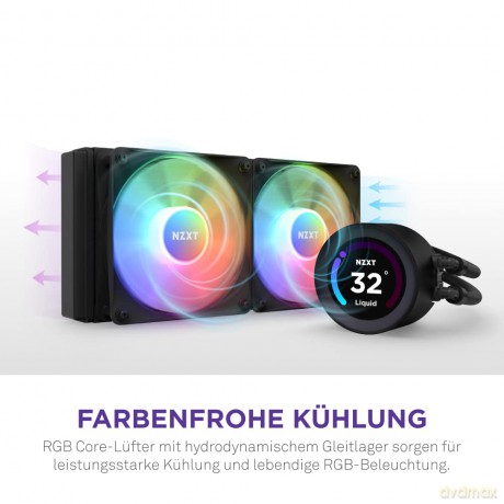 Chłodzenie wodne Kraken Elite 280 RGB LCD