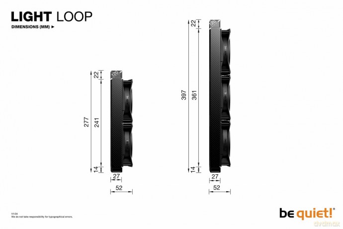 Chłodzenie wodne Light Loop 360mm AIO ARGB