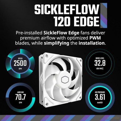 Chłodzenie wodne MasterLiquid 240 Atmos biały