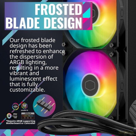 Chłodzenie wodne MasterLiquid 240L Core ARGB