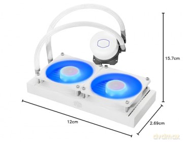 Chłodzenie wodne MasterLiquid Lite ML240L RGB V2 białe