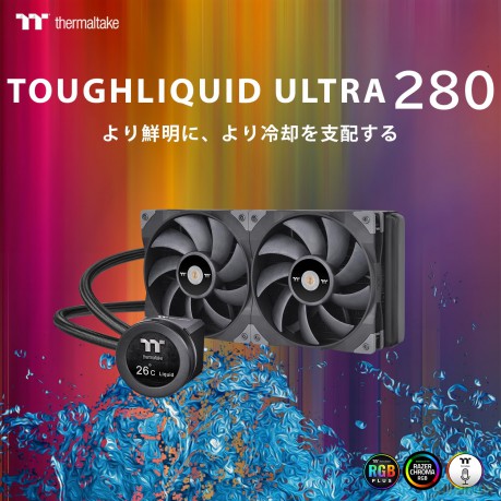 Chłodzenie wodne Toughliquid Ultra 280 - 2.1 LCD, ToughFan 140mm*2