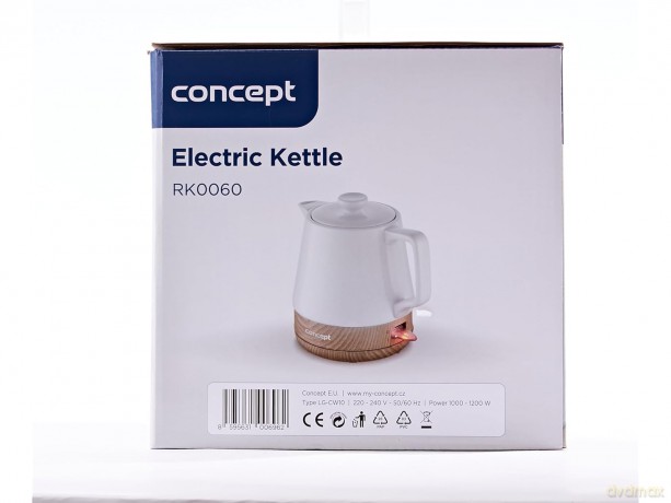 Czajnik ceramiczny RK0060 1,0L biały
