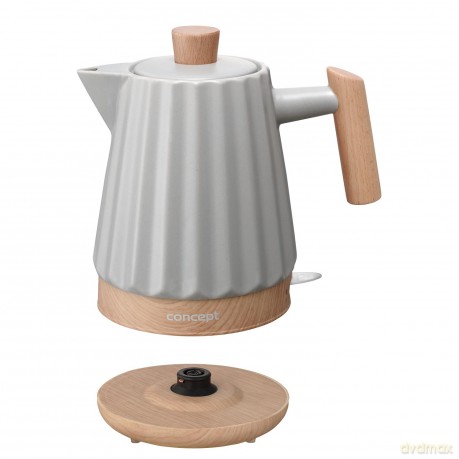 Czajnik ceramiczny RK0091 1,5l jasnoszary