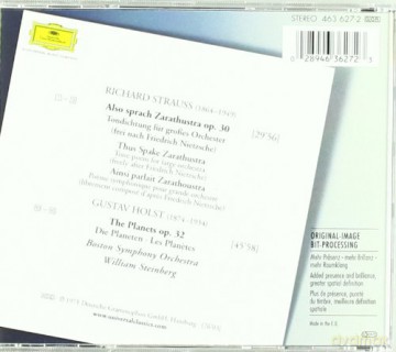Steinberg Bso Bboim: Holst Strauss [CD]