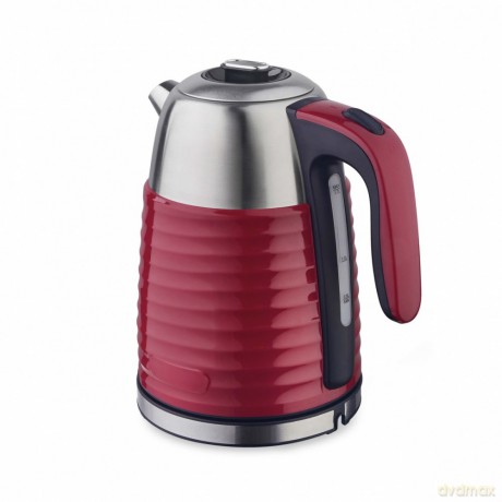 Czajnik elektryczny metalowy 1,7l 2200W MR-051-RED