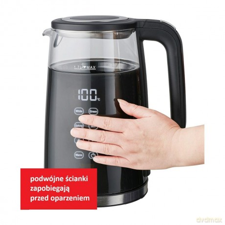 Czajnik elektryczny z regulacją temperatury 1,7l 2200W MR-049