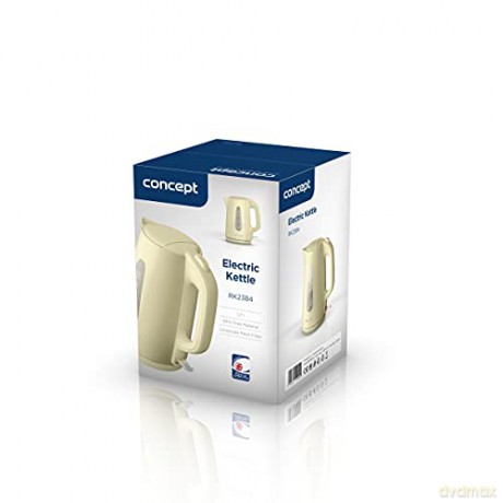 Czajnik plastikowy 1,7L RK2384 kremowy