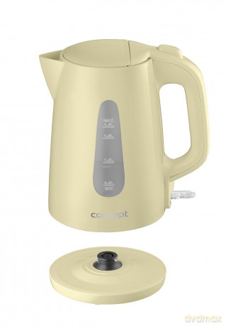 Czajnik plastikowy 1,7L RK2384 kremowy