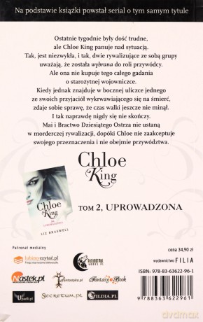 Wybrana Dziewięć Żyć Chloe King Tom 3 [KSIĄŻKA]