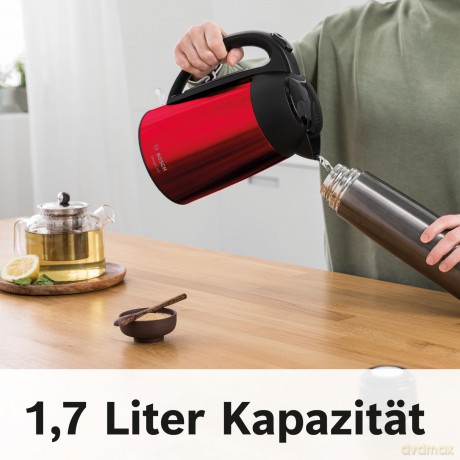 Czajnik TWK3P424 1,7l czerwony