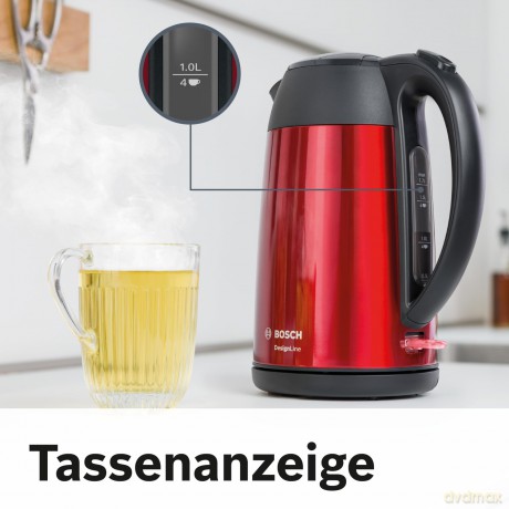 Czajnik TWK3P424 1,7l czerwony