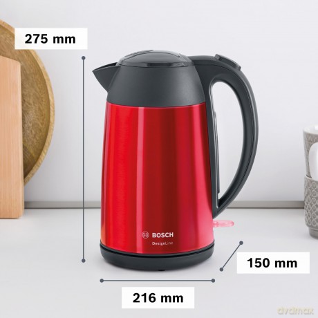 Czajnik TWK3P424 1,7l czerwony