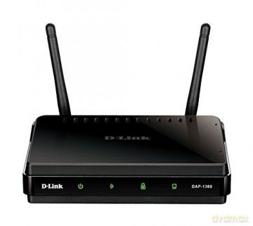 DAP-1360 punkt dostępu WiFi N300 (2.4GHz) 1xLAN 2xRP-SMA (odkręcane) MIMO WDS