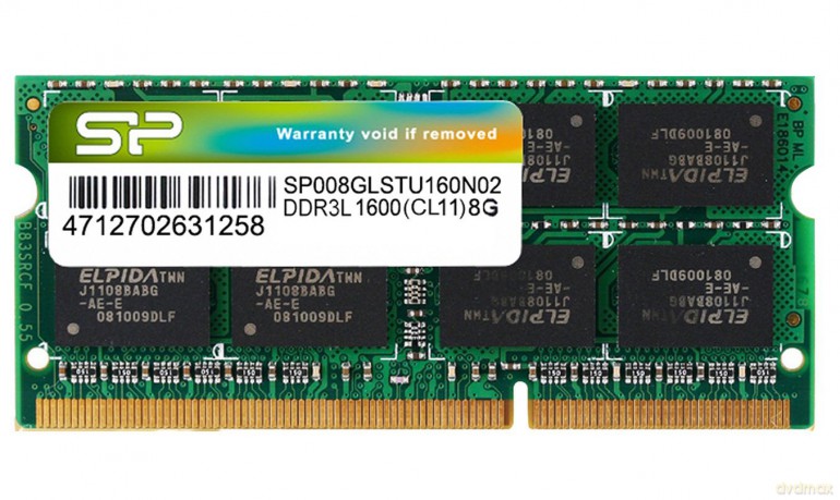 DDR3 SODIMM 8GB/1600 CL11 (512*8) Low Voltage