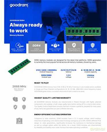 Ddr4 8Gb/2400 Cl17