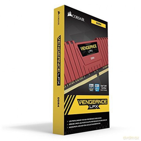 DDR4 Vengeance LPX 16GB/3000(2*8GB) CL15-17-17-35 RED 1,35V XMP 2.0