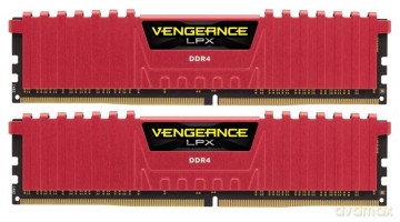 DDR4 Vengeance LPX 16GB/3200(2*8GB) CL16-18-18-36 RED 1,35V XMP 2.0