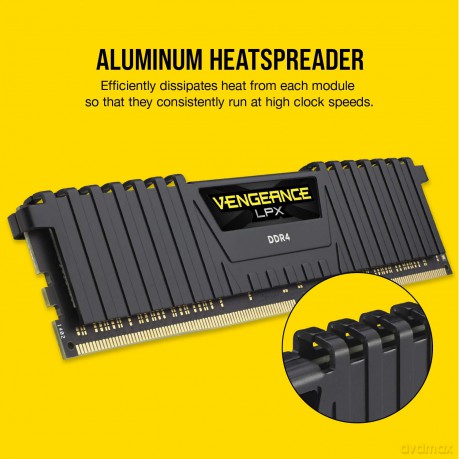 DDR4 Vengeance LPX 8GB/2400 BLACK CL16-16-16-39 1.20V