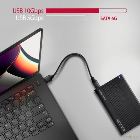 EE25-GTR Obudowa zewnętrzna aluminiowa USB3.2 Gen 2 - SATA 6G 2.5" SSD/HDD