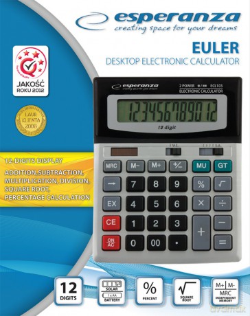 Elektroniczny Kalkulator Biurkowy Euler Ecl103