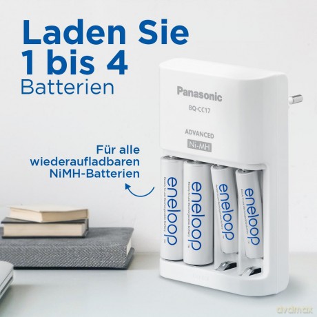 Eneloop ładowarka advenced BQCC17 + 4 akumulatory AA 2000 mAh