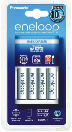 Eneloop ładowarka Basic BQCC51 + AA 4 sztuki