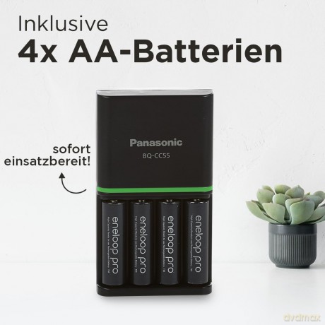 Eneloop ładowarka Smart and Quick BQCC55+4AA Pro