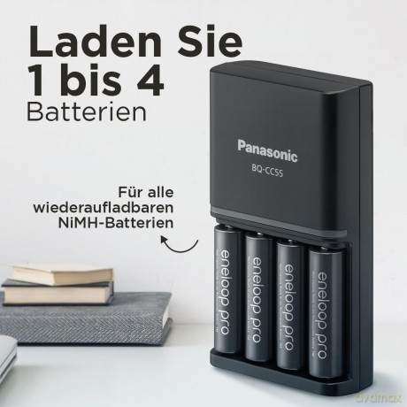 Eneloop ładowarka Smart and Quick BQCC55+4AA Pro
