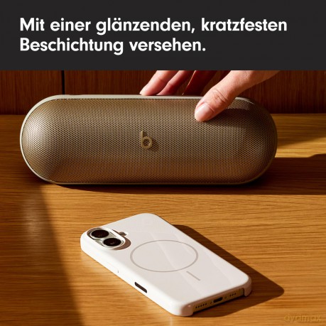 Etui Beats z MagSafe do iPhonea 16 Plus - skalisty beż