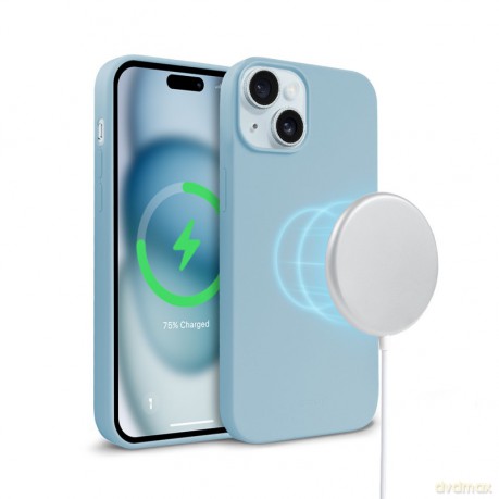 Etui Color Cover Magnetic - iPhone 15 MagSafe Niebieskie