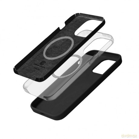 Etui Color Cover Magnetic - iPhone 15 Pro Max MagSafe Czarne