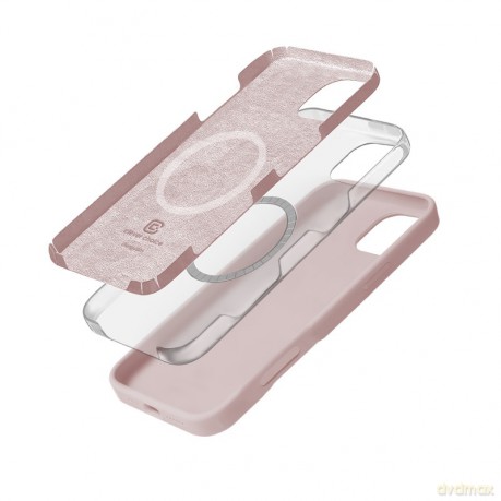 Etui Color Cover Magnetic iPhone 16 Pro Max MagSafe (piaskowy róż)